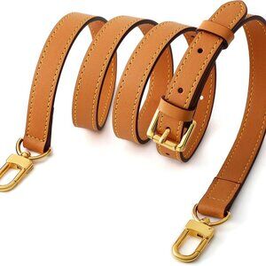 Vachetta Leather Adjustable Crossbody Strap for Women's Handbags